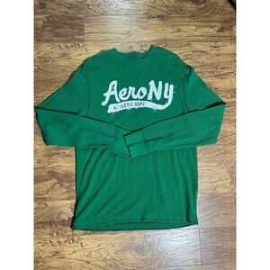 Aeropostale Athletic Dept long sleeve cotton thermal shirt graphic, XL VTG Y2K